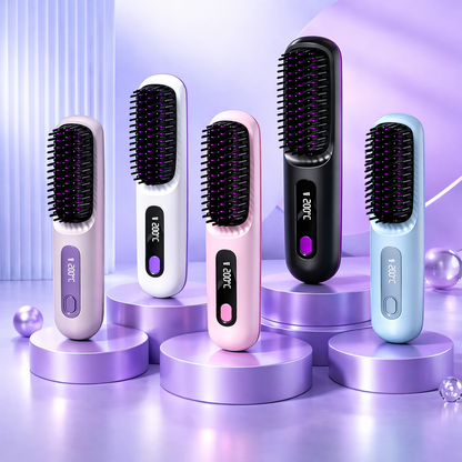 The Halo Air | Cordless Heated Brush