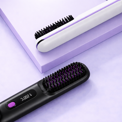 The Halo Air | Cordless Heated Brush